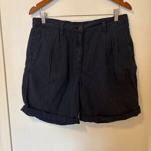 Men’s Navy Preppy Pleated Front Linen Robe di Kappa Short Size S 44 euro NWT